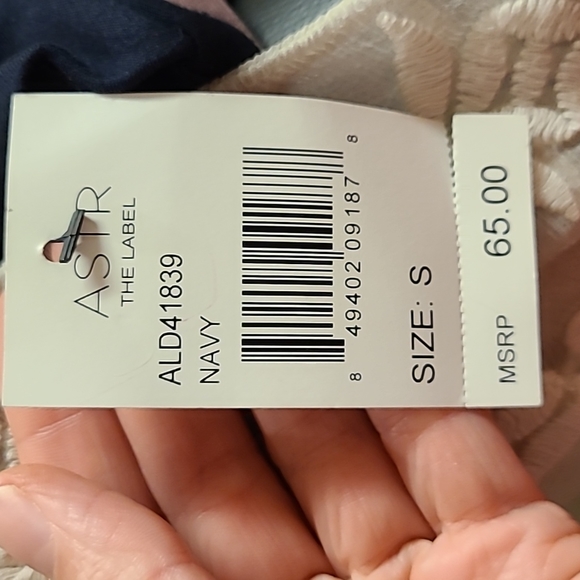 ASTR Navy Cut Out Dress - Picture 4 of 4